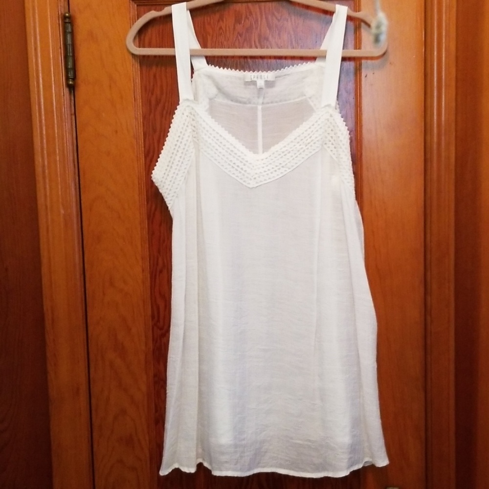 Sheer White top